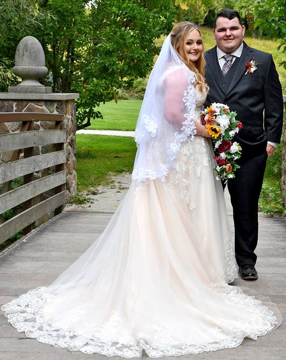 A person and person in wedding attire

Description automatically generated with low confidence